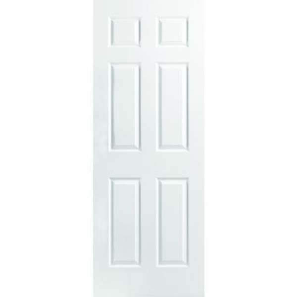 Molded 6 Panel Interior Door - 28 In x 80 In x 1-3/8