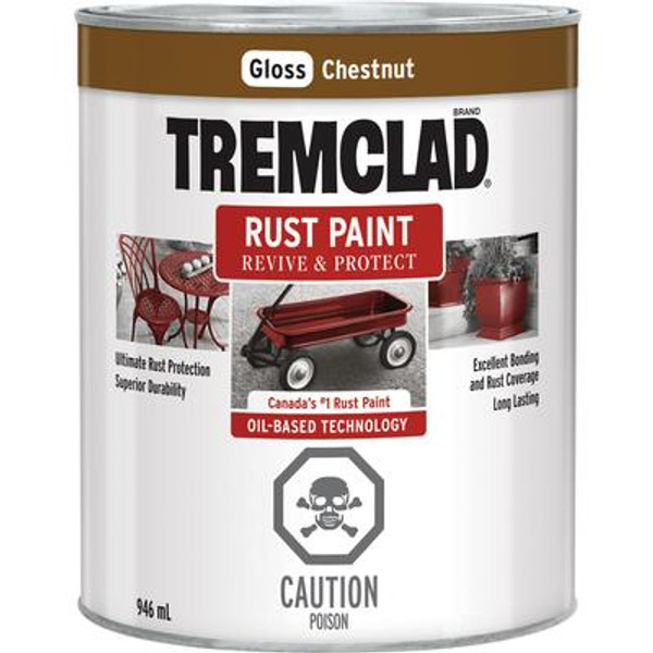 Tremclad Rust Paint Chestnut 946Ml