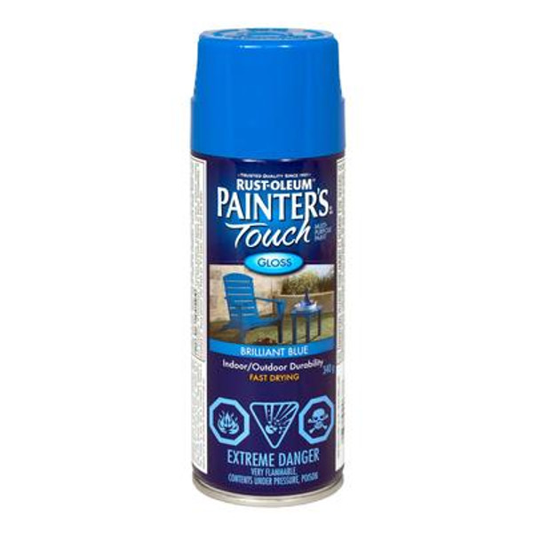 Painter's Touch Multi-Purpose Paint - Brilliant Blue (340g Aerosol)