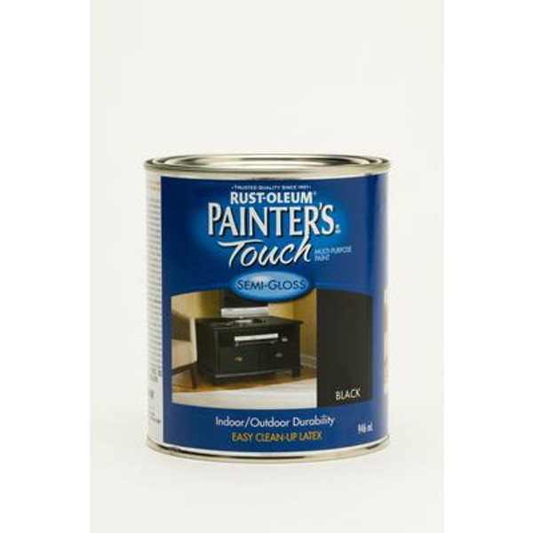 Painter's Touch Multi-Purpose Paint - Semi-Gloss Black (946ml)