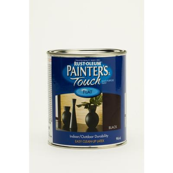 Painter's Touch Multi-Purpose Paint - Flat Black (946ml)