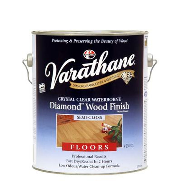 Diamond Wood Finish - Floor (Water; Semi-Gloss) (3.78L)