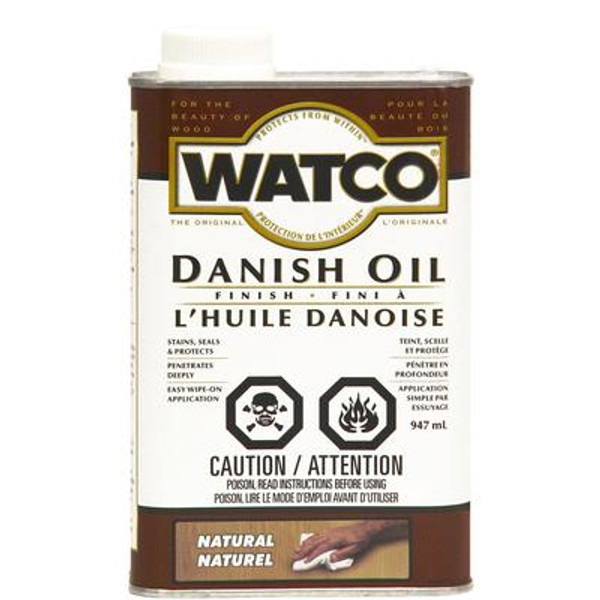 Watco Danish Oil -Natural -946Ml