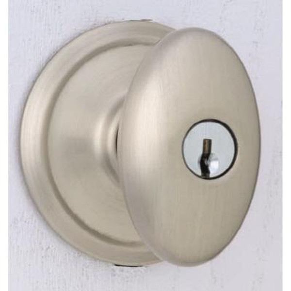 Satin Nickel Keyed Siena Door Knob