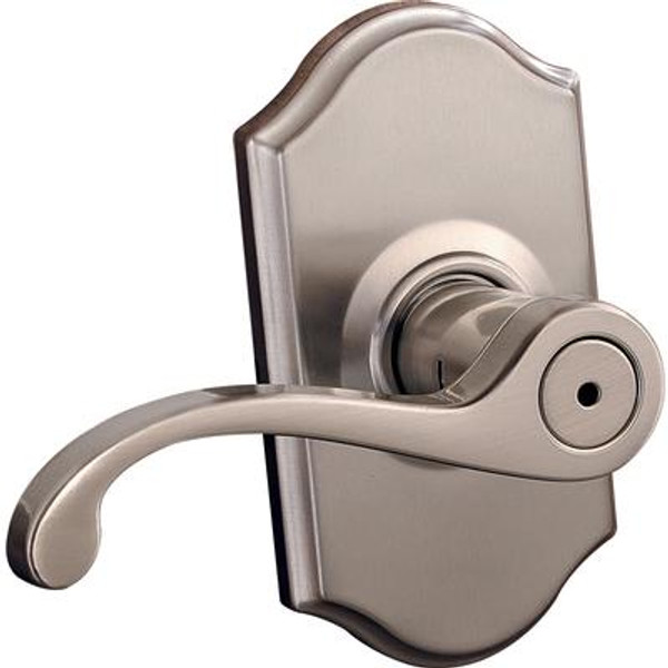 Commonwealth Privacy Lever - Satin Nickel Finish