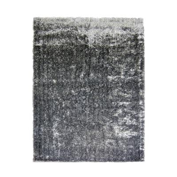Salt & Pepper Silk Reflections 5 Ft. x 7 Ft. 6 In. Area Rug