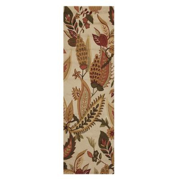 Autumn Cottage Chic 2 Ft. 6 In. x 8 Ft. Area Rug