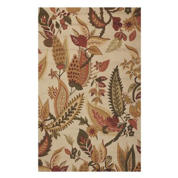 Autumn Cottage Chic 4 Ft. x 6 Ft. Area Rug