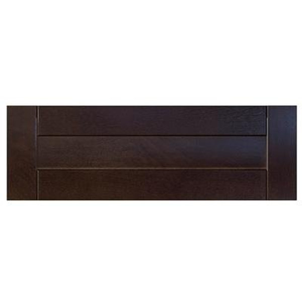 Wood Drawer front Barcelona 23 3/4 x 7 1/2 Choco