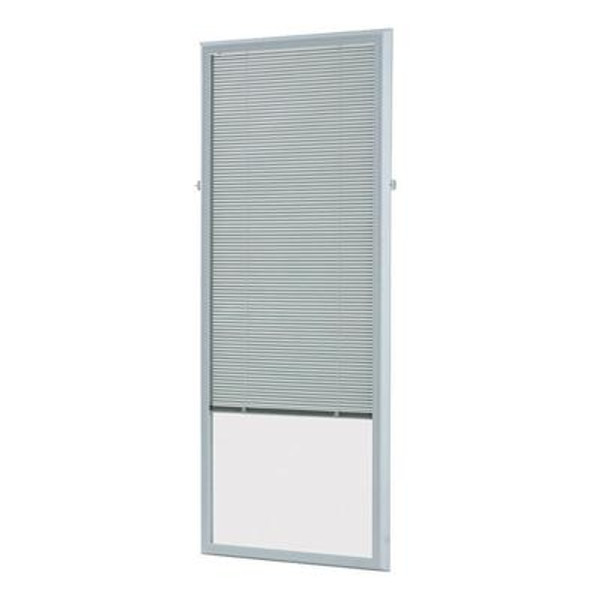 White Add-on Blind for Flush Frame Doors - 25 Inch x 66 Inch