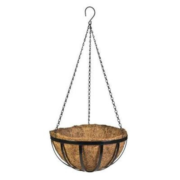 16 Inch English Coco Hanging Basket