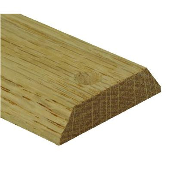 Red Oak Equalizer/Binder Bar Floor Moulding; Natural - 3/16in/1-1/2 Inch