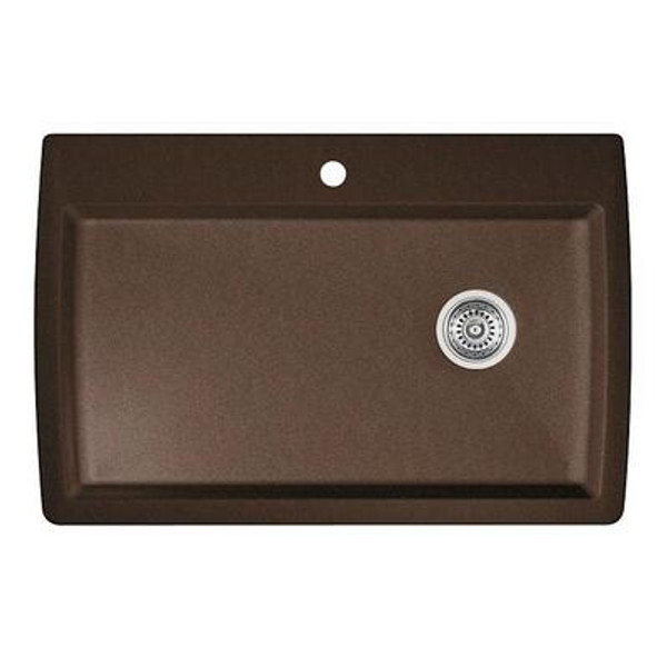 Silgranit; Natural Granite Composite Kitchen  Sink; Topmount; CafÃ©