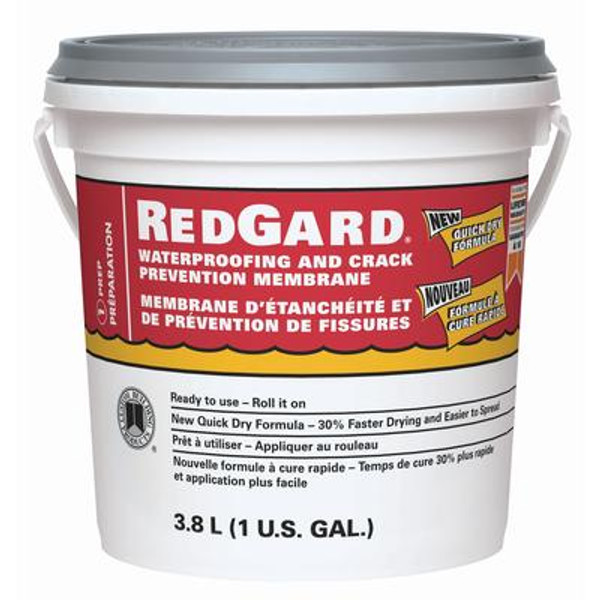 RedGard Waterproofing and Crack Prevention Membrane - Gallon