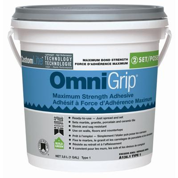 OmniGrip Maximum Strength Adhesive (Type 1) - Gallon