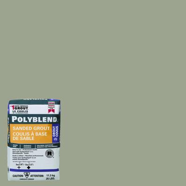 #386 Oyster Gray - Polyblend Sanded Grout - 25lb