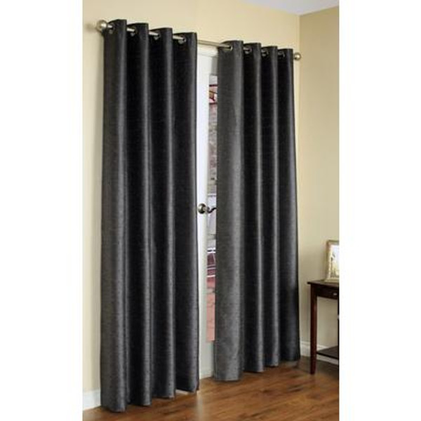 Black Magic Curtain; Black - 54 Inches X 84 Inches