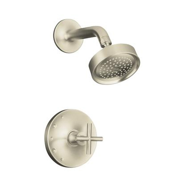 Purist Rite-Temp Pressure-Balancing Shower Faucet Trim; Valve Not Included In Vibrant Brushed Nickel