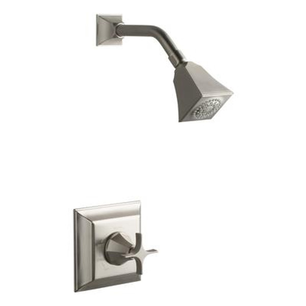 Memoirs Rite-Temp Pressure-Balancing Shower Faucet Trim With Stately Design; Valve Not Included in Vibrant Brushed Nickel