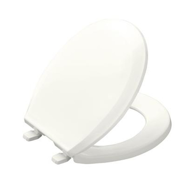 Lustra(Tm) Round; Closed-Front Toilet Seat in White