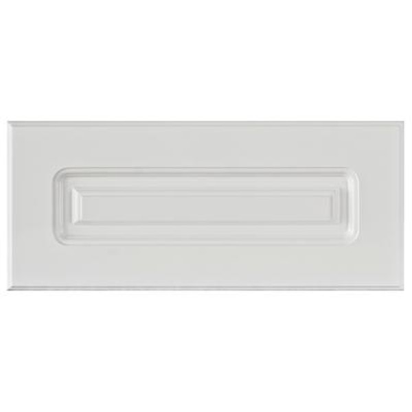 Thermo Drawer front Lausanne 17 3/4 x 7 1/2 White