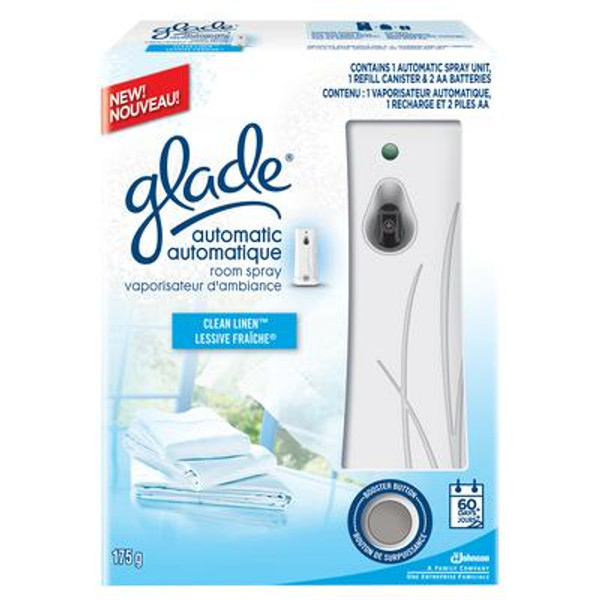 Glade Automatic Sprayer Holder - Clean Linen