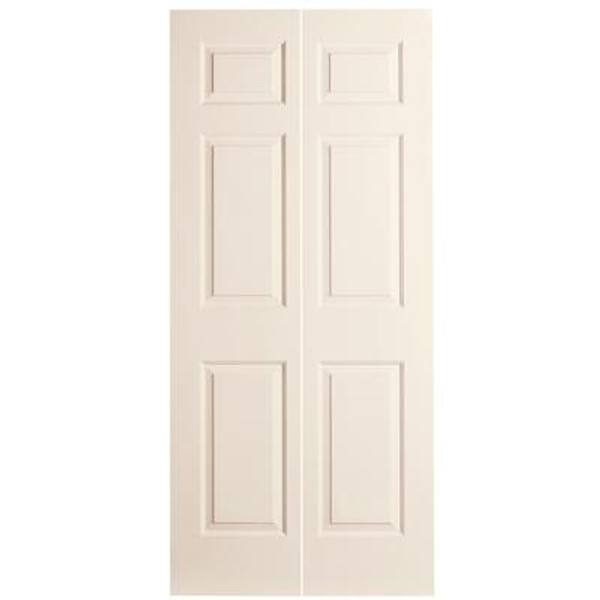 30x80 x 1 3/8 6 Panel Bifold Door