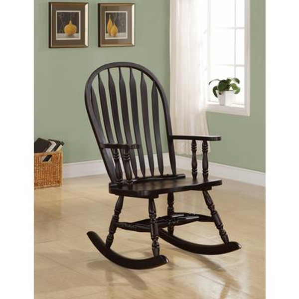 Rocking Chair - 42''H / Cappuccino Arrow Windsor Back