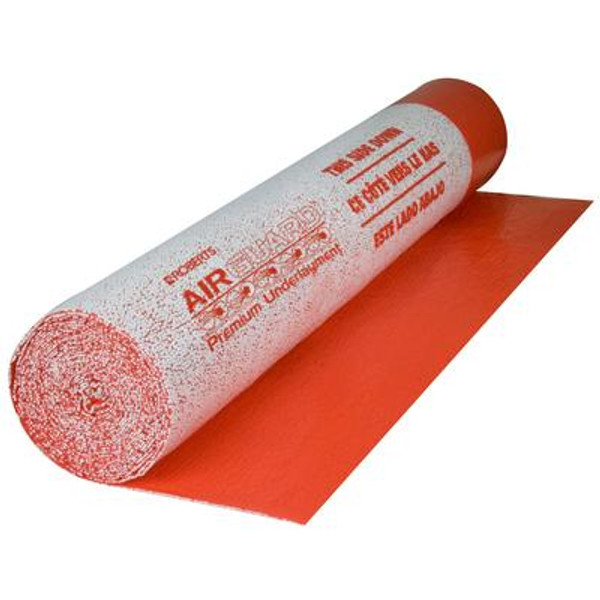 Airguard Premium 3-in-1 Underlayment for Laminate and Click-lock Wood Floors; 630 sq. ft. Roll