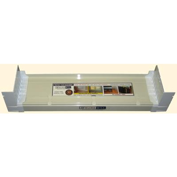 4-9/16 Inch x 117 Inch White PVC Sloped Sill Pan for Door and Window Installation and Flashing (Complete Pack)