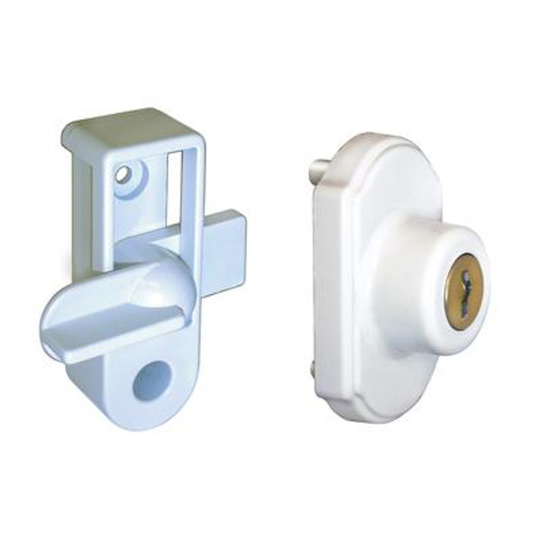 Keyed Deadbolt White