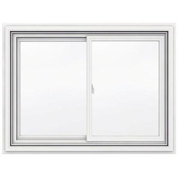 5000 SERIES Vinyl Double Sliding Window 42x31 featuring J Channel Brickmould