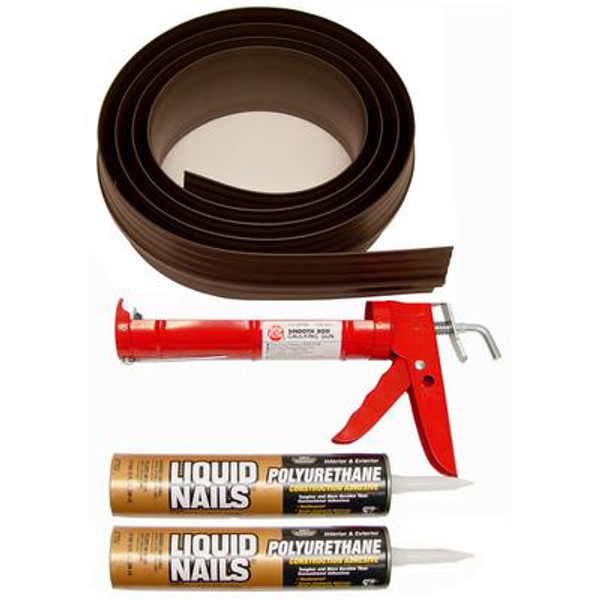 20 ft. Brown Garage Door Threshold Kit