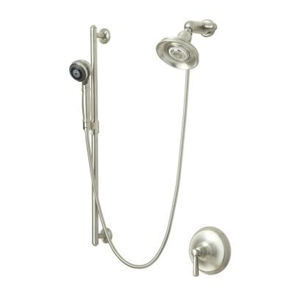 Bancroft Essentials Performance Showering Package in Vibrant Brushed Nickel