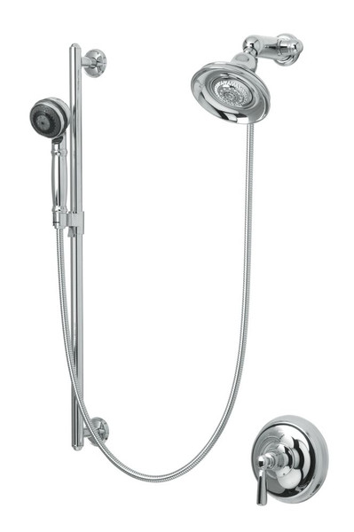 Bancroft Essentials Performance Showering Package in Polished Chrome