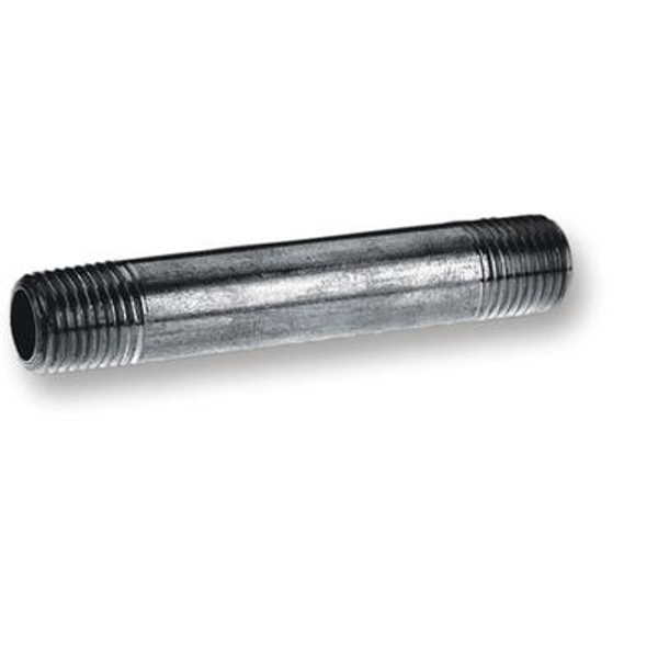 Black Steel Pipe Nipple 1/2 Inch x 1-1/2 Inch