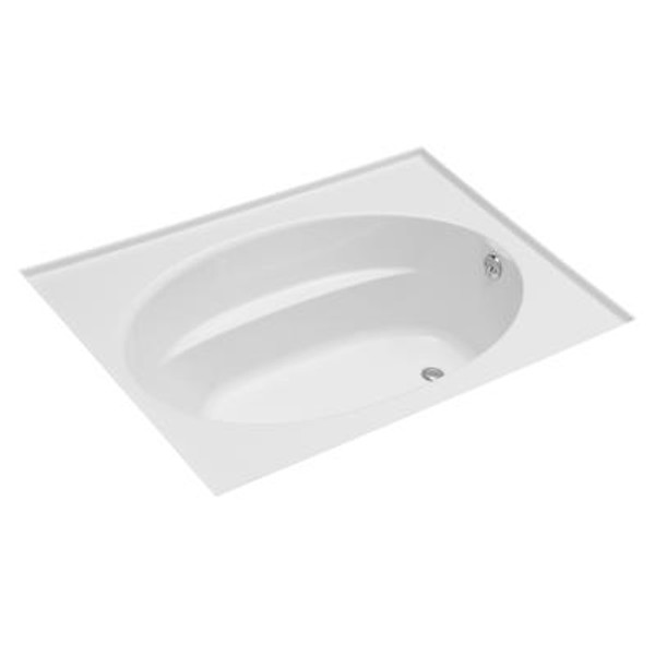 Windward 5 Foot Bath With Drain On Right in White