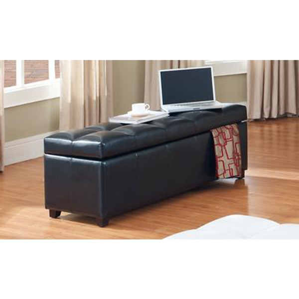 Tundra Ottoman - Black