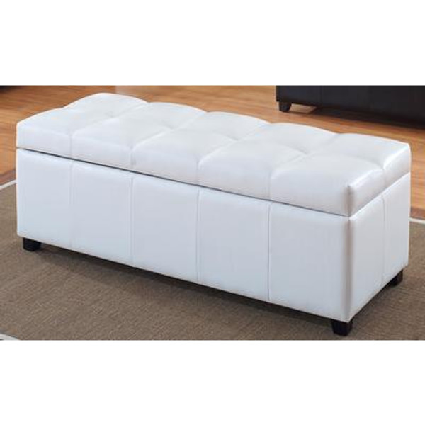 Tundra Ottoman - White