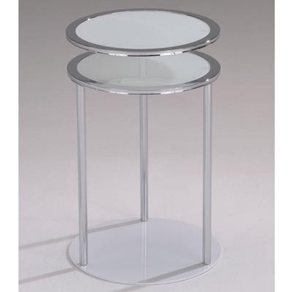 Infinity Accent Table - White
