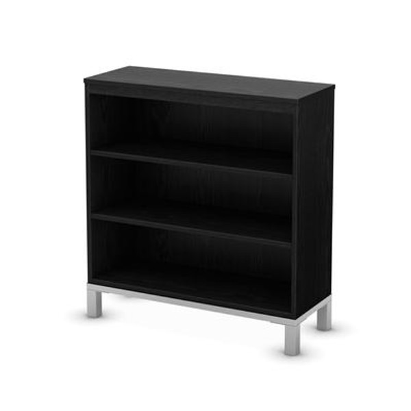 Flexible Collection 3-shelf Bookcase Black Oak