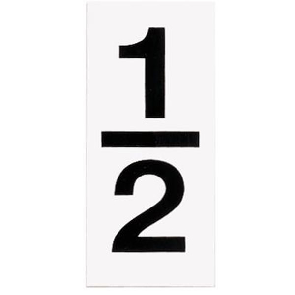 Address Light Number Tile; No. 1/2