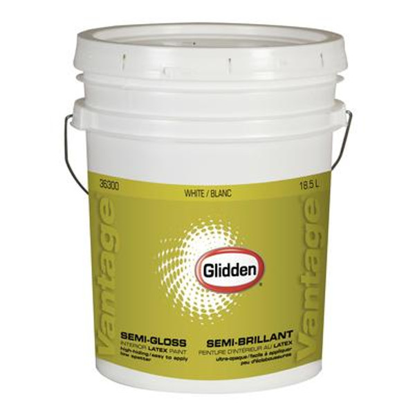 Glidden Vantage Interior Latex Semi Gloss Pail