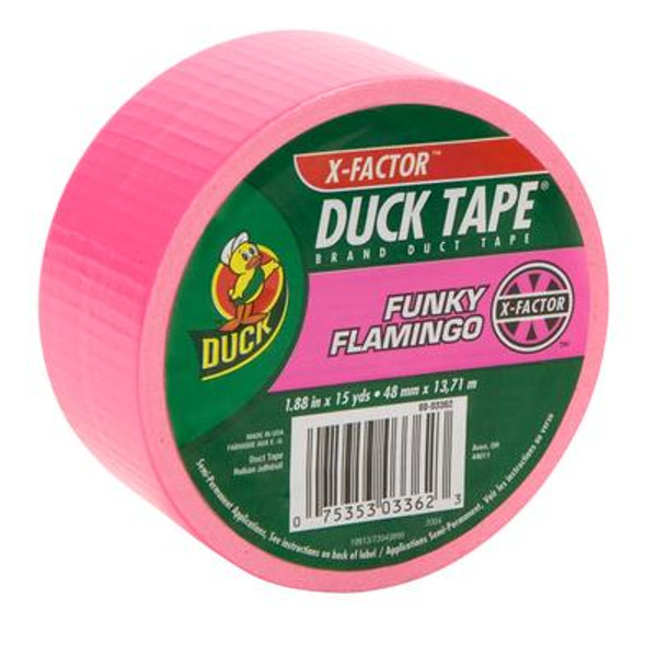 Duck 1.88 Inchx15Yd All Purpose Duct Tape Pink