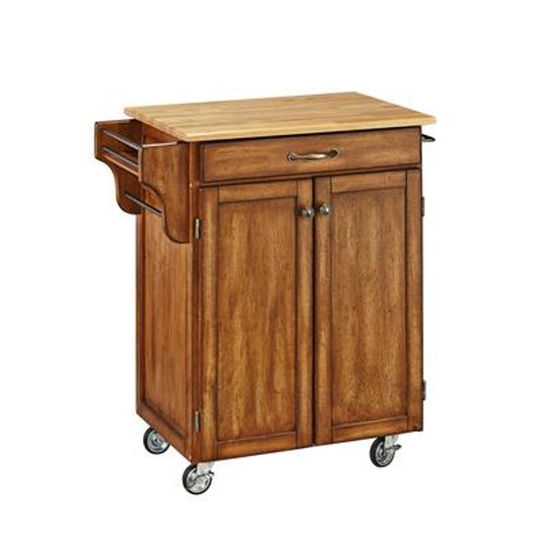 Cottage Oak Create A Cart With Wood Top