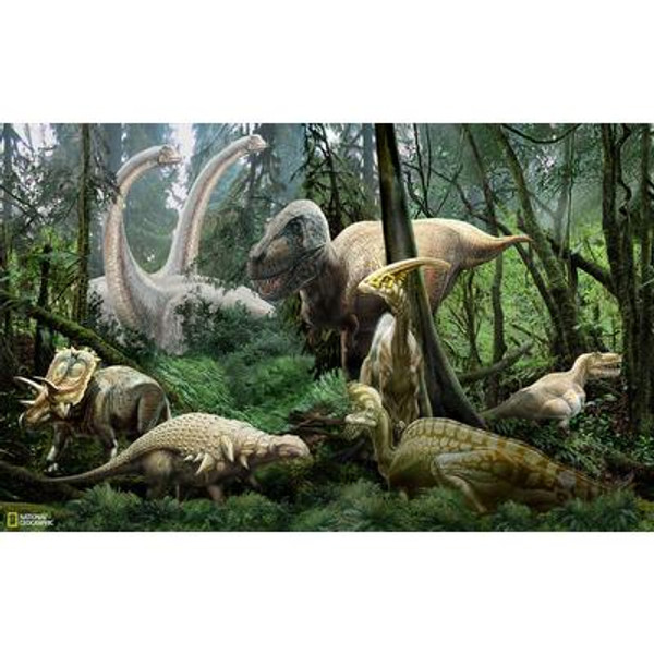 National Geographic Dinosaur Mural