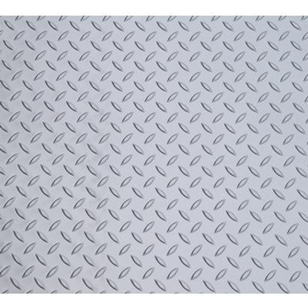 5 Feet x 7.5 Feet Metallic Silver Motorcycle Mat