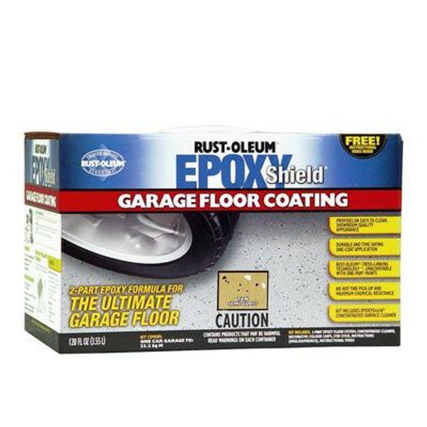 Epoxyshield Wb Garage Floor Gloss Tan Kit