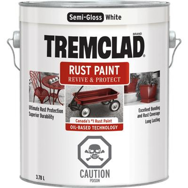 Tremclad Semi Gloss White 3.78L