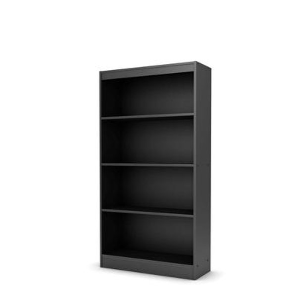 Freeport 4-Shelf Bookcase Pure Black